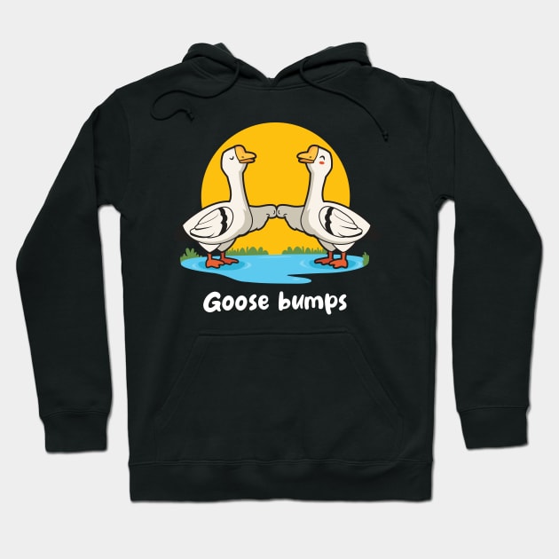 Goose bumps (on dark colors) Hoodie by Messy Nessie